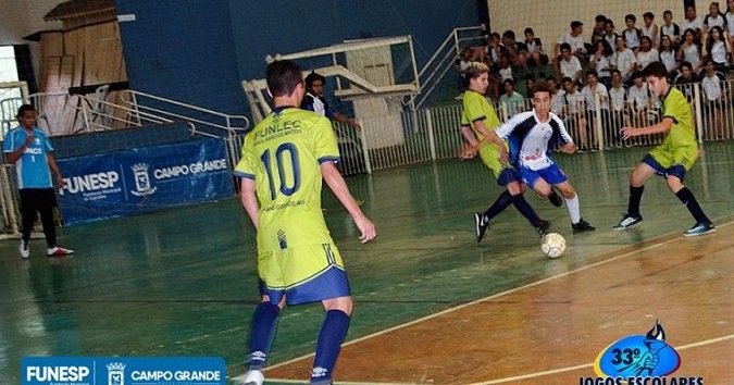 Inscrições para Jogos Escolares campo-grandenses encerram nesta segunda