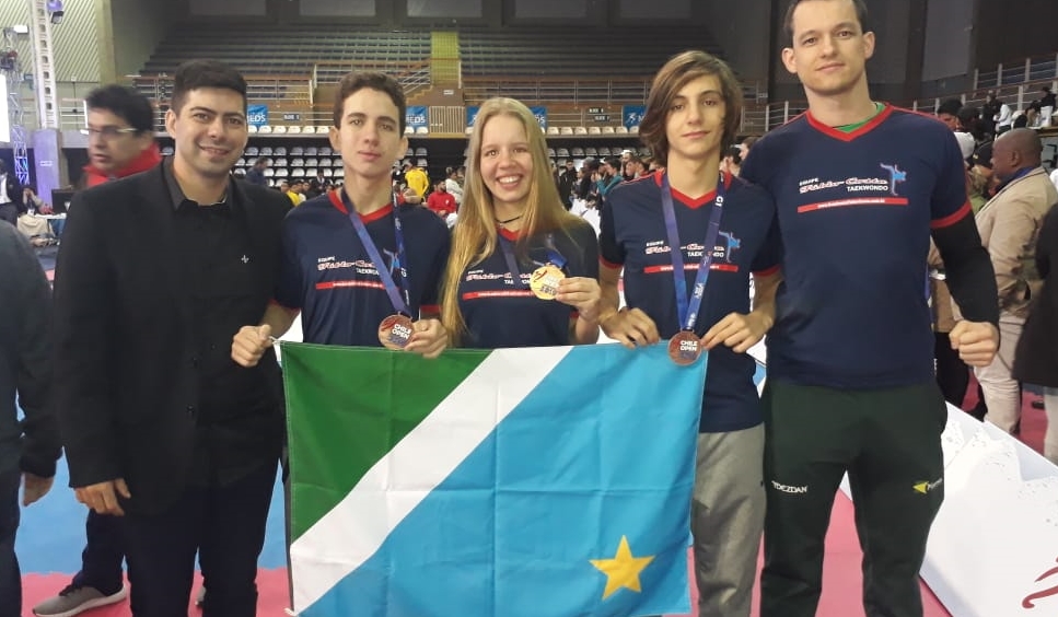 Chile Open de Taekwondo rende três medalhas a atletas de MS