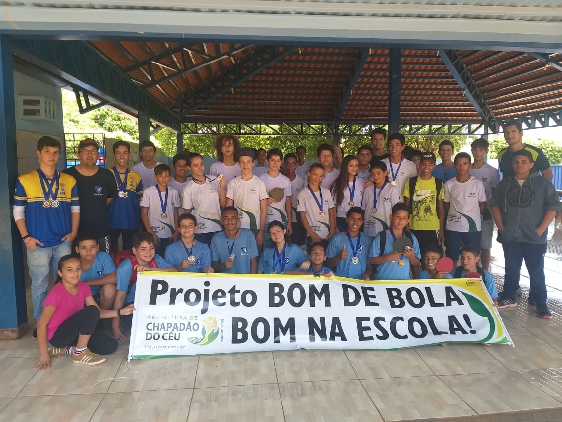 Tênis de mesa e xadrez de Chapadão estavam em torneio 