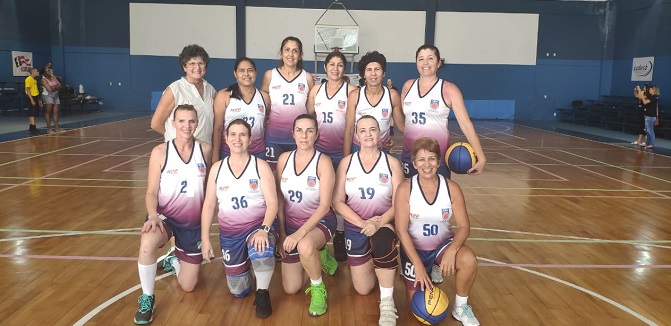 Basquete veterano feminino de MS participa de torneio na Bahia