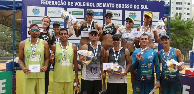 Superpraia MS encerra calendário de 2019 do vôlei de praia