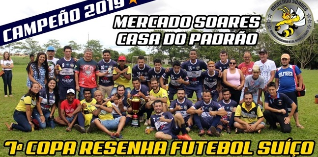 Mercado Soares fatura o título da Copa Resenha com gols no final