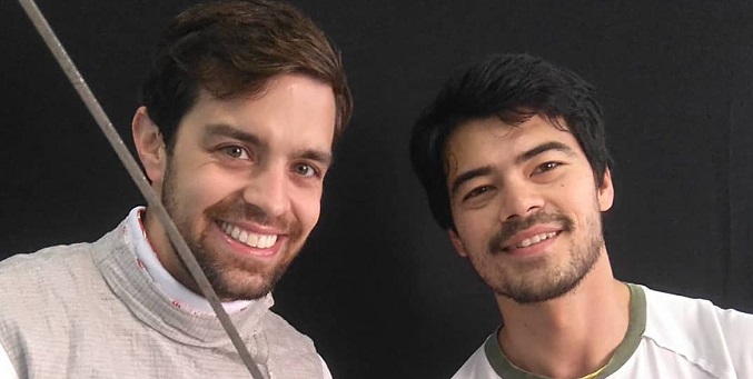 Medalhistas do Pan-americano dão aula online de esgrima