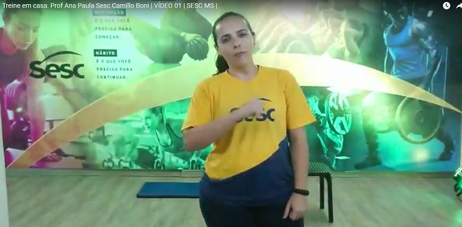 Sesc divulga vídeos com exercícios físicos para fazer em casa