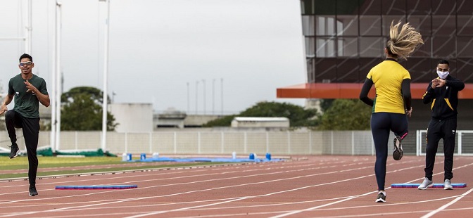 Seleção de atletismo retorna aos treinos no CT Paralímpico 