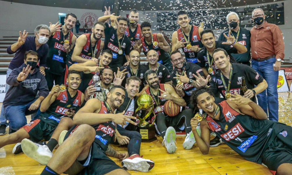 Sesi Franca vence Paulistano e é tricampeão Paulista