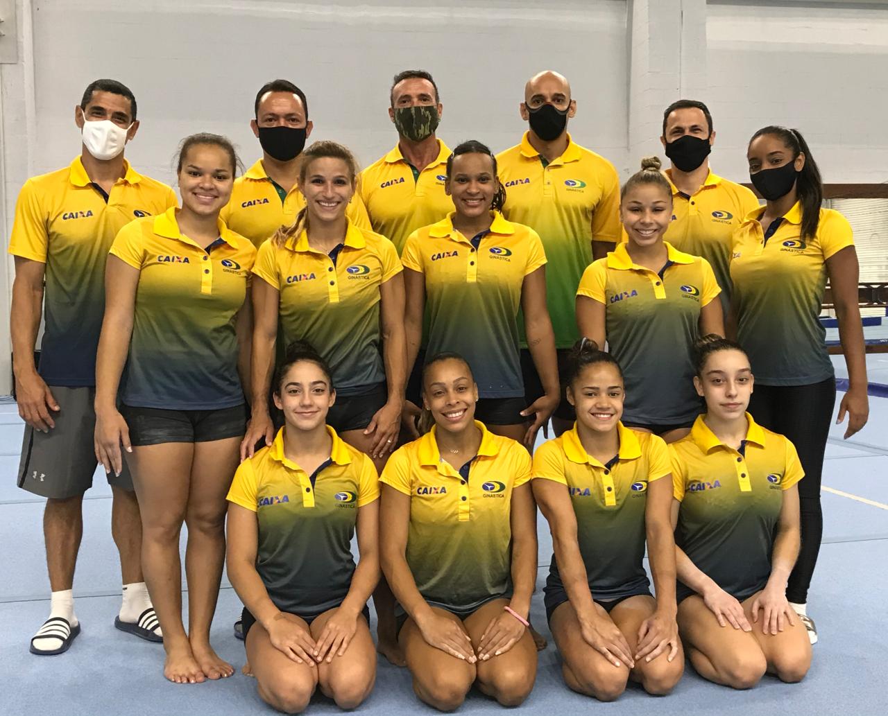 Seleção de Ginástica Artística Feminina realiza estágio no Rio