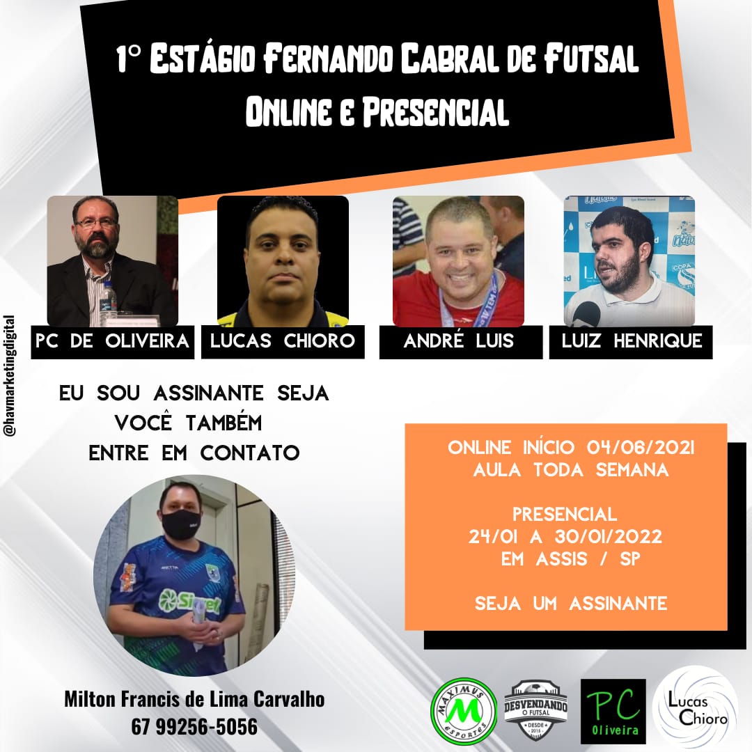 Mato grosso do Sul terá o 1° Estágio Fernando Cabral de Futsal