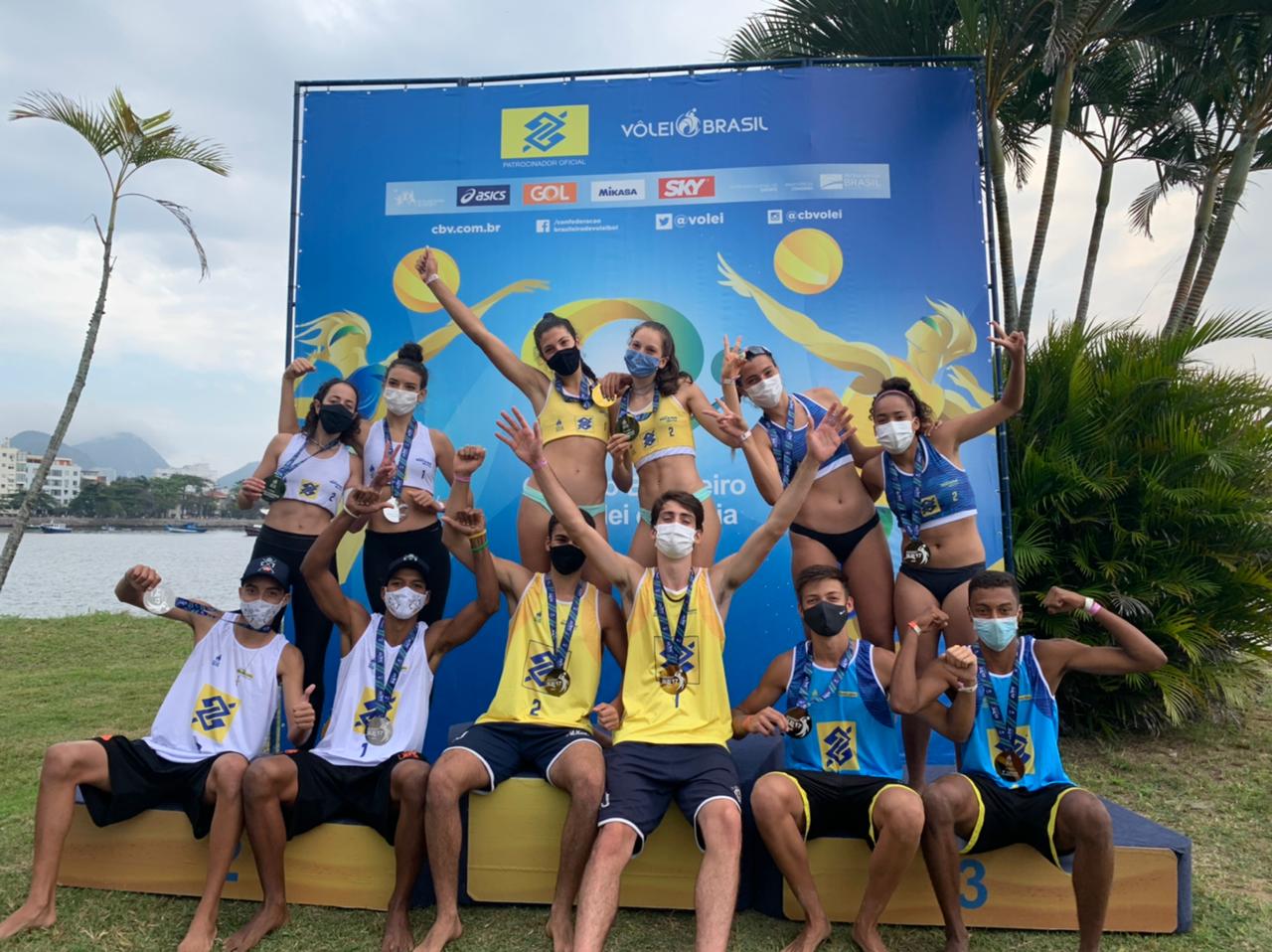 Circuito Brasileiro Sub-17: Nina/Carolina (RJ) e Lucas/João Pedro (RJ) ficam com o título
