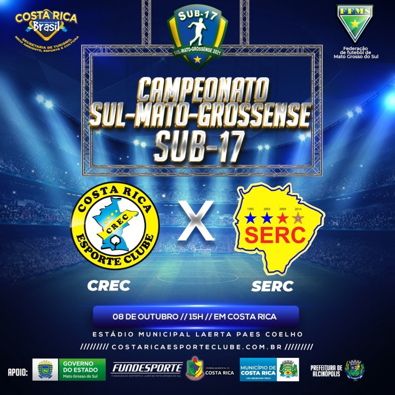 Crec e Serc duelam nesta sexta pelo Campeonato Sul-mato-grossense 