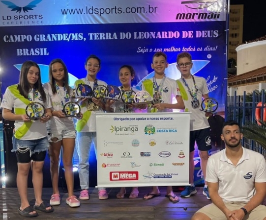 Costa Rica fatura 3ª colocação no Torneio Centro-Oeste de Natação