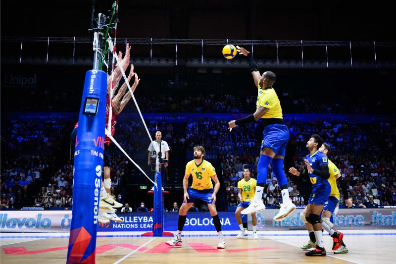 Seleção masculina perde para os EuA nas quartas de final da Liga das Nações