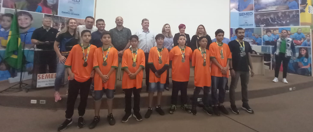 Federação Escolar de MS premia os vencedores da 1ª Copa de Futsal