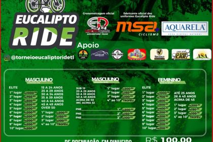 Estão abertas as inscrições para o 2º Eucalipto Ride em Três Lagoas