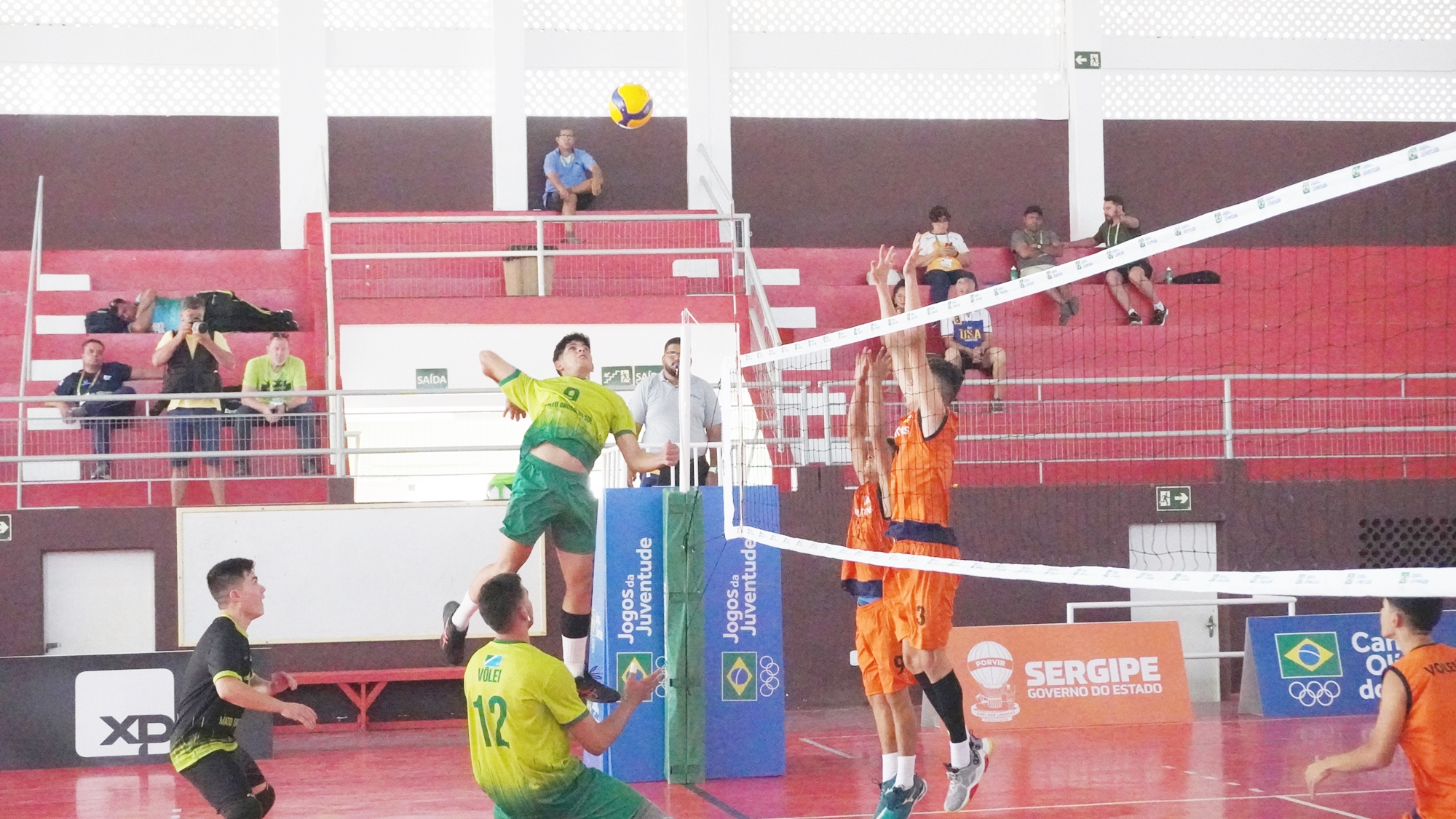 Voleibol de MS estreia com vitória nos Jogos da Juventude 2022
