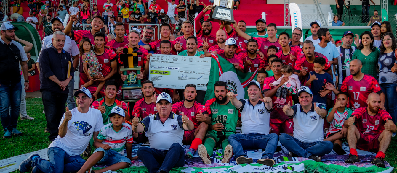 Caarapó se consagra em casa como campeã da 18ª Copa Assomasul