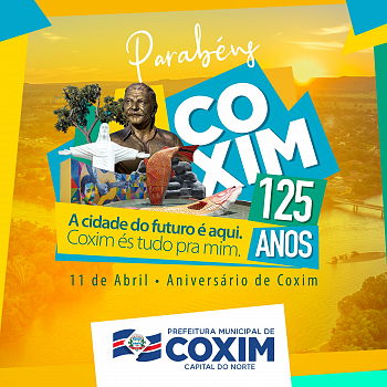 Coxim comemora 125 anos com shows, atividades esportivas e culturais