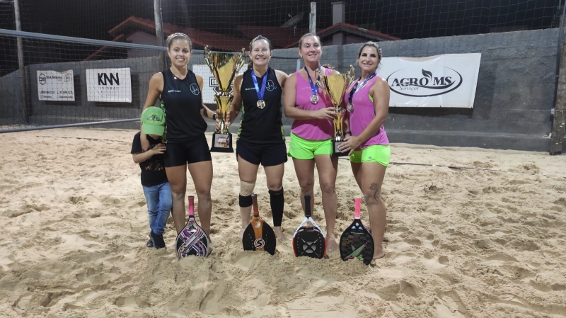 1º Municipal de Beach Tennis foi sucesso na cidade de Maracaju