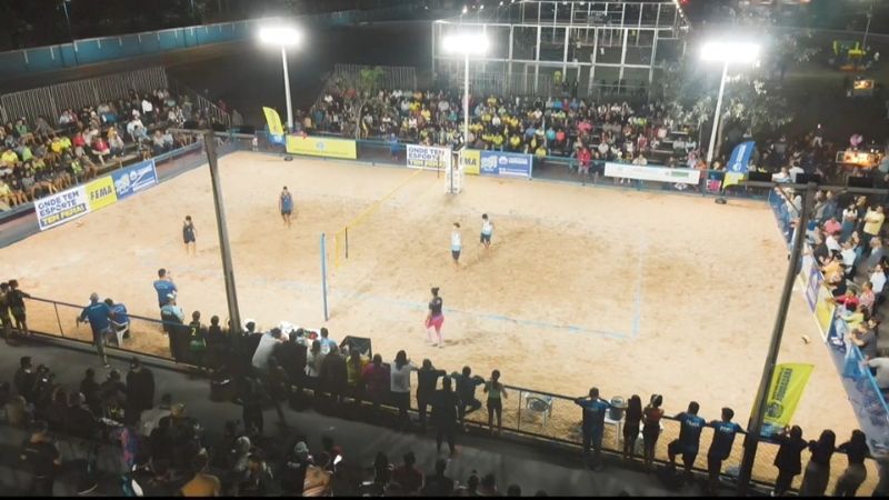 Aquidauana celebra inauguração de quadras de areia no Complexo Poliesportivo