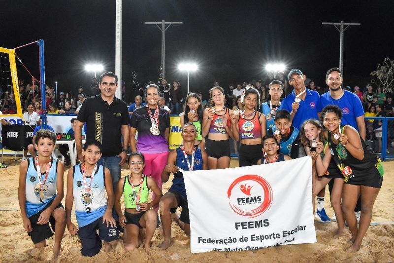 Aquidauana realiza torneio de Intercâmbio Escolar de Vôlei de Areia