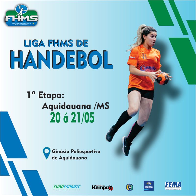 Aquidauana sediará jogos da Liga de Handebol Adulto de MS