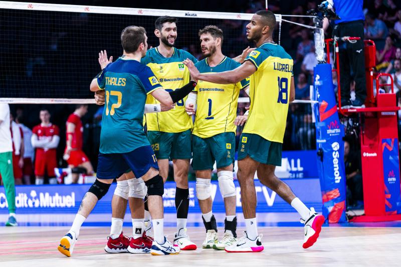 Seleção masculina vence a Bulgária na etapa da Liga das Nações