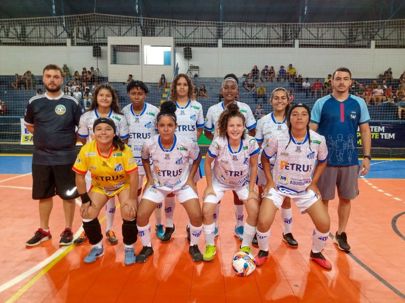 Gols marcam a abertura do Campeonato Estadual de Futsal Feminino