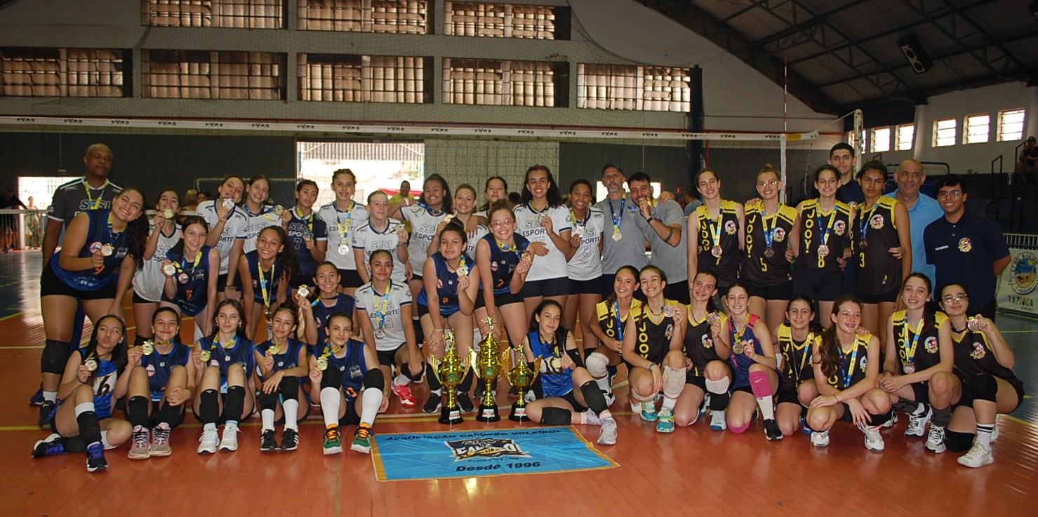 Associação Calvoso e Escola Sesi são campeãs do Estadual Sub-15