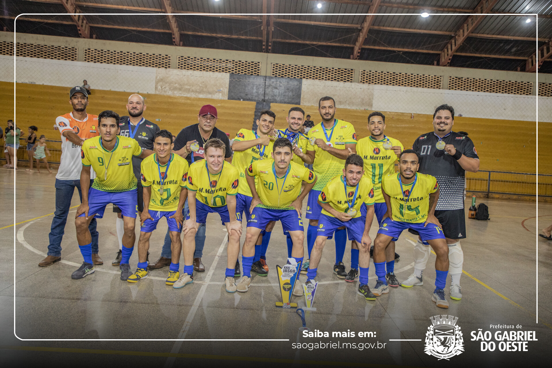 Jasgo 2023: São Gabriel do Oeste celebra os campeões do Futsal
