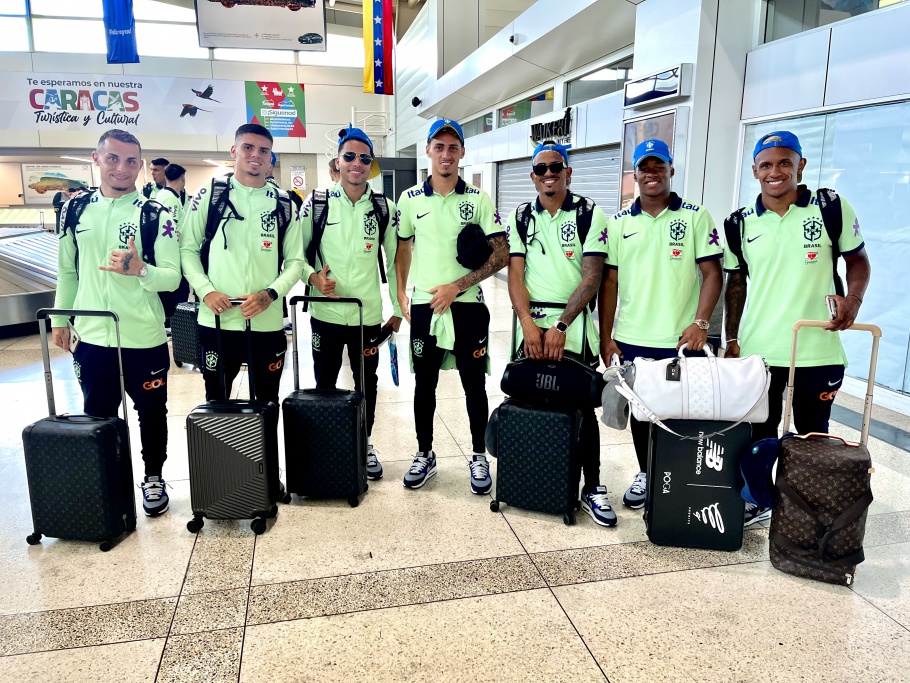 Seleção Brasileira desembarca na Venezuela para início do Pré-Olímpico