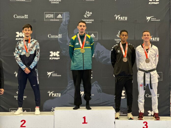 Luiz Felipe Aquino conquista o 3° lugar no Canada Open de Taekwondo