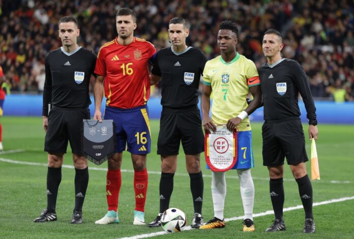 Seleção Brasileira consegue reação e empata com Espanha em 3 a 3