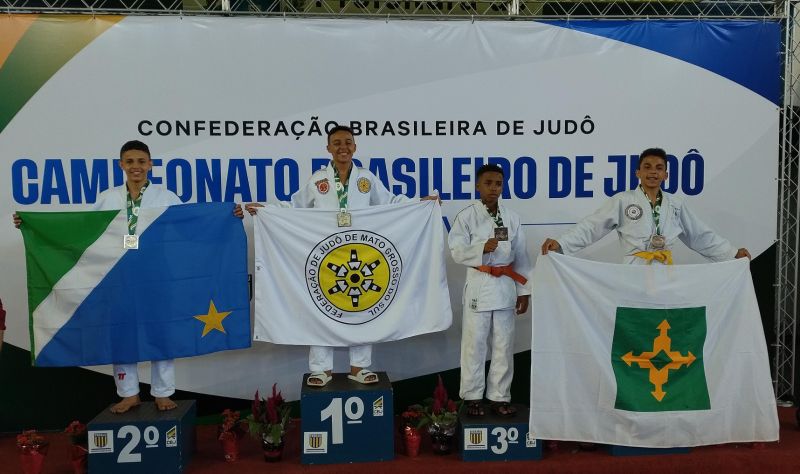 Judocas aquidauanenses são destaques no Campeonato Brasileiro