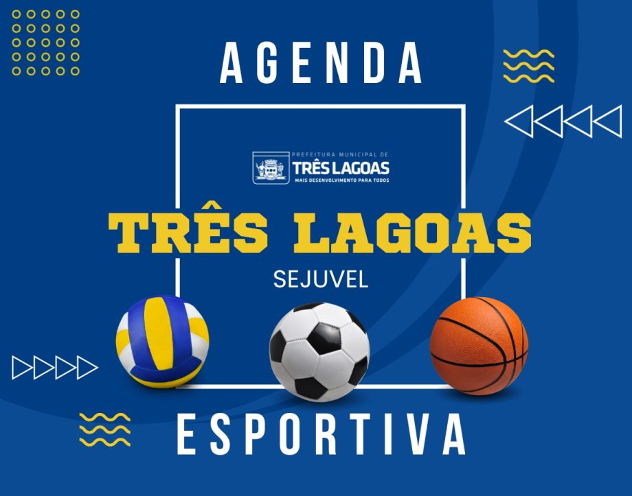 Confira a agenda esportiva de Três Lagoas do final de semana