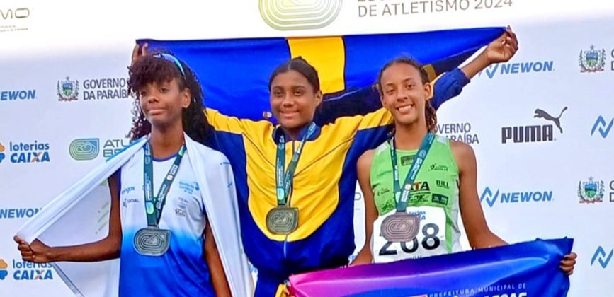 Atleta Maria Eduarda leva o nome de Três Lagoas ao pódio nacional