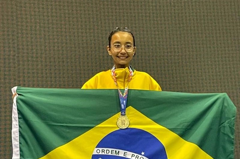 Atleta de Aquidauana é campeã nos Jogos Sul-Americanos Escolares