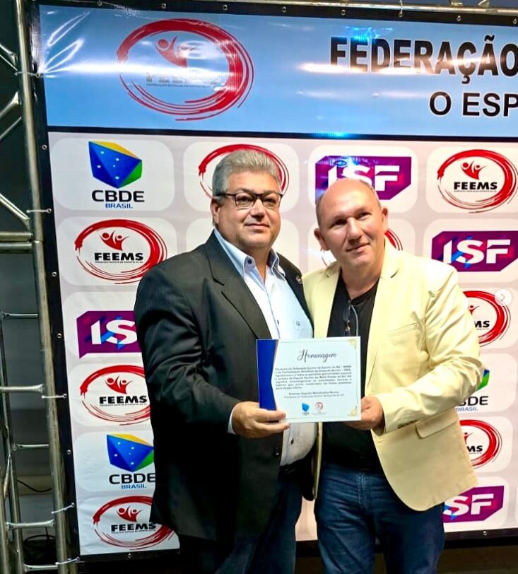 Federação de Judô de MS é homenageada no Prêmio Melhores do Ano FEEMS 2024