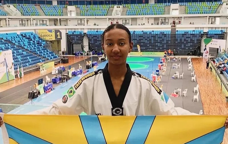 Atleta de Chapadão do Sul brilha no Grand Slam de Taekwondo