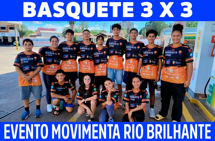 Basquete 3x3 Escolar movimenta Rio Brilhante com jovens talentos de MS