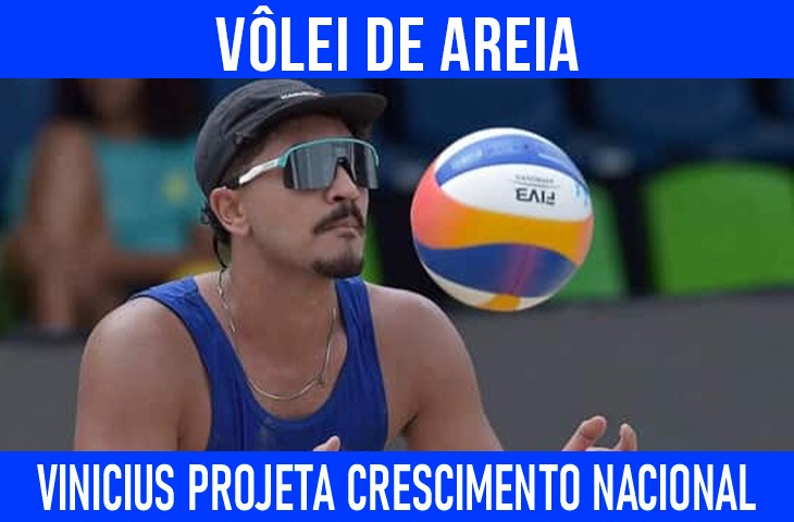 Vinicius amplia trajetória no vôlei de areia e projeta crescimento nacional