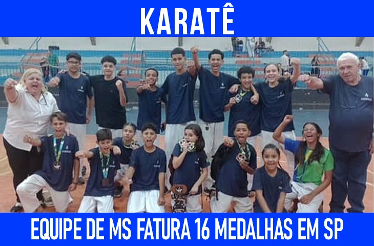 Equipe da Shobukan conquista 16 medalhas e fica em 5º lugar geral no Interestadual