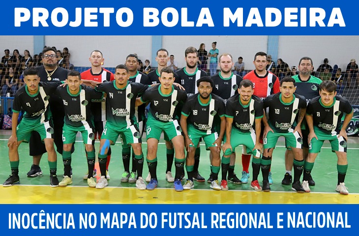 Bola comanda projeto e coloca Inocência no mapa do futsal regional e nacional