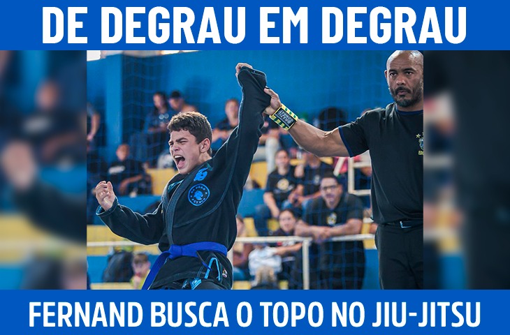 “Degrau em degrau, a gente vai chegar”: Fernand Mendonça encara rotina intensa em busca do topo no jiu-jitsu