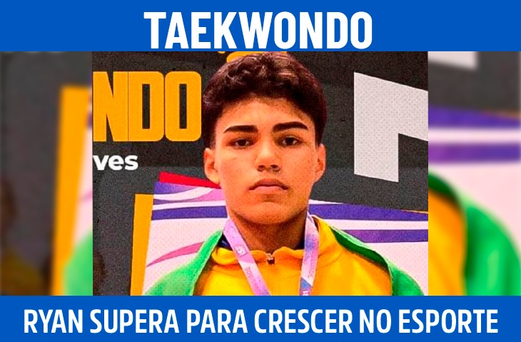 Ryan Gonçalves busca superar desafios para continuar conquistando títulos no taekwondo