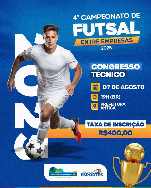 Emoção e trabalho em equipe: Vem aí o 4º Campeonato de Futsal entre Empresas