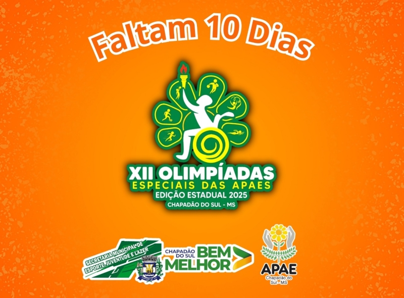 Chapadão do Sul se prepara para sediar a XII Olimpíada Especial das APAEs