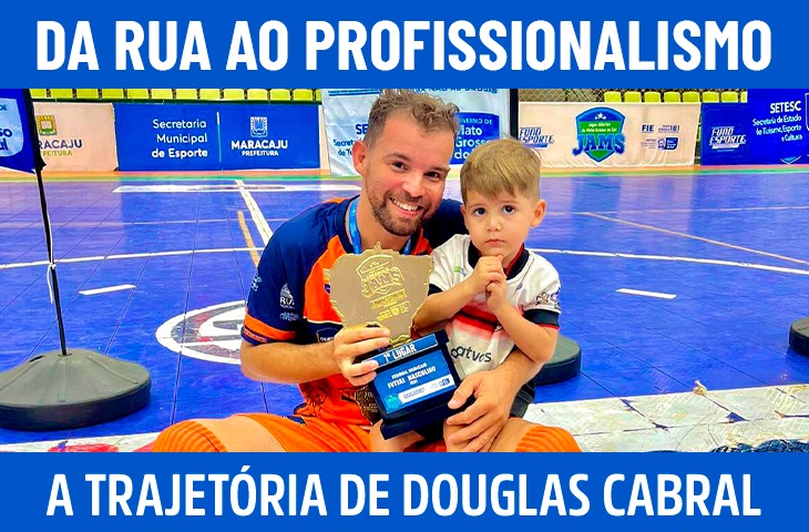 Do treino na rua ao profissionalismo: a trajetória de Douglas Cabral