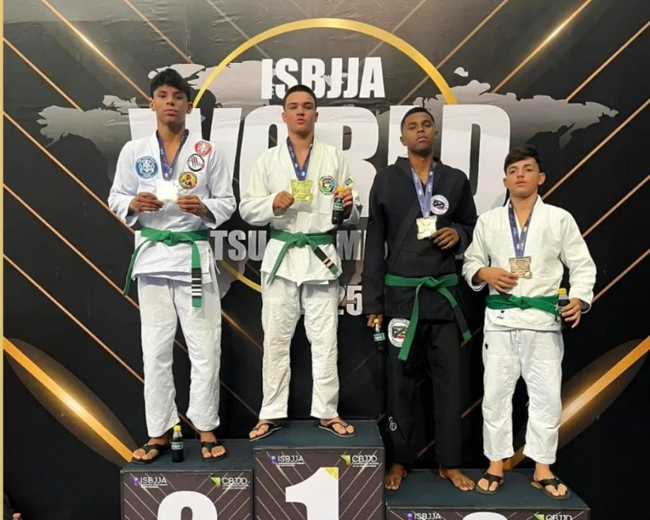 Atletas de Três Lagoas brilham no World Jiu-Jitsu Championship no RJ