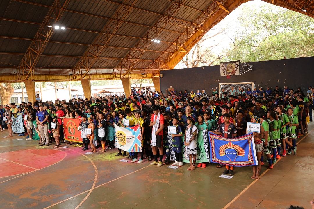 Dourados abre Jogos Escolares Indígenas celebrando o esporte
