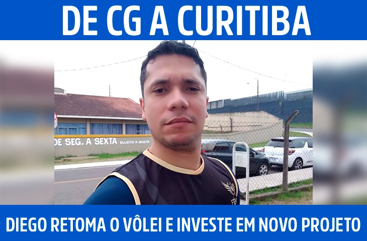 De Campo Grande a Curitiba: Diego Souza retoma o voleibol e investe em novo projeto social